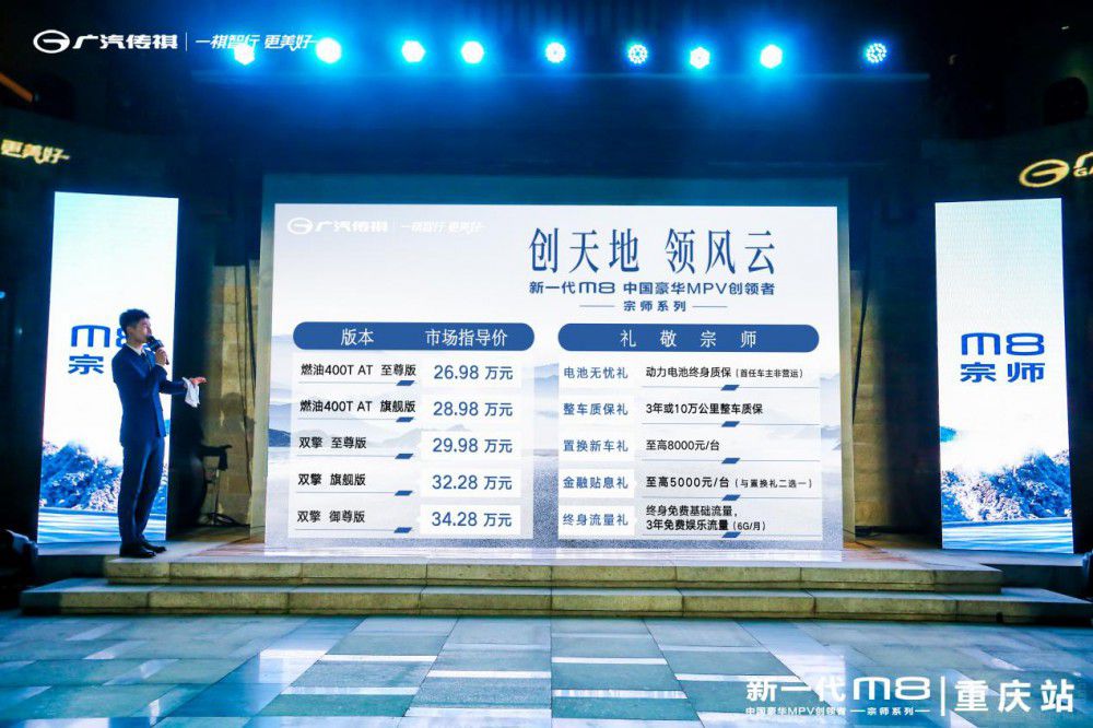 豪華≠昂貴 傳祺M8宗師系列26.98萬起售 豪華≠昂貴 傳祺M8宗師系列26.98萬起售