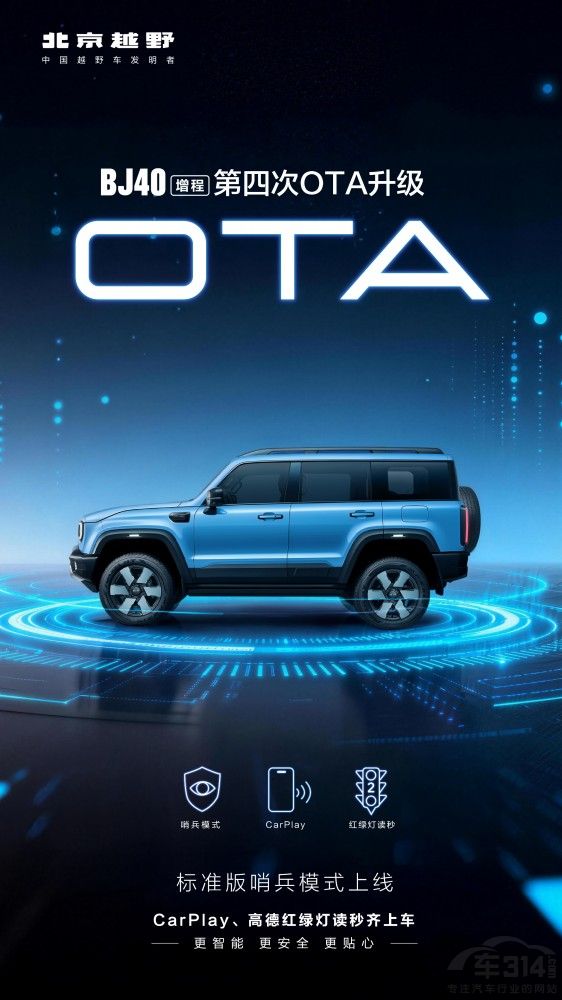 BJ40���̵��Ĵ��������ġ��ڱ�ģʽ����CarPlay