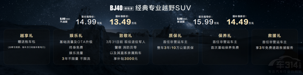 BJ40̽�U����ʽ���� ���a���r13.49�f����